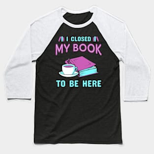 Book Nerd Confession Baseball T-Shirt